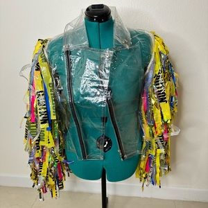 BIRDS OF PREY Spirit Halloween Harley Quinn Costume Jacket ~ L/XL